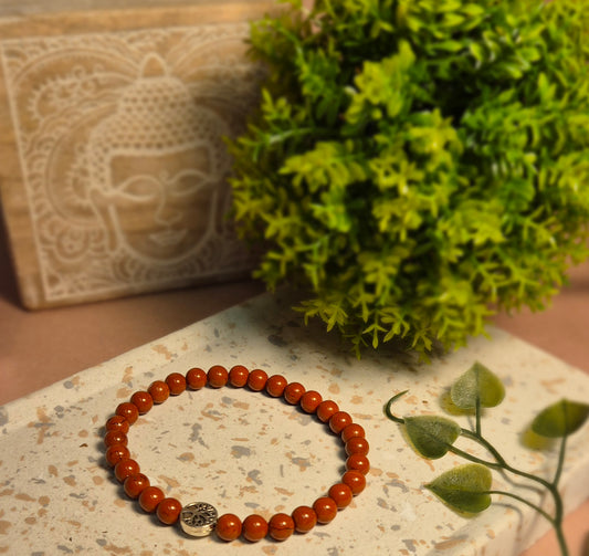 Bracelets Jaspe Rouge (Pierre Naturelle)