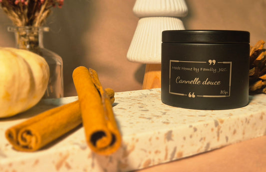 Bougie parfumée "Cannelle douce" 80gr